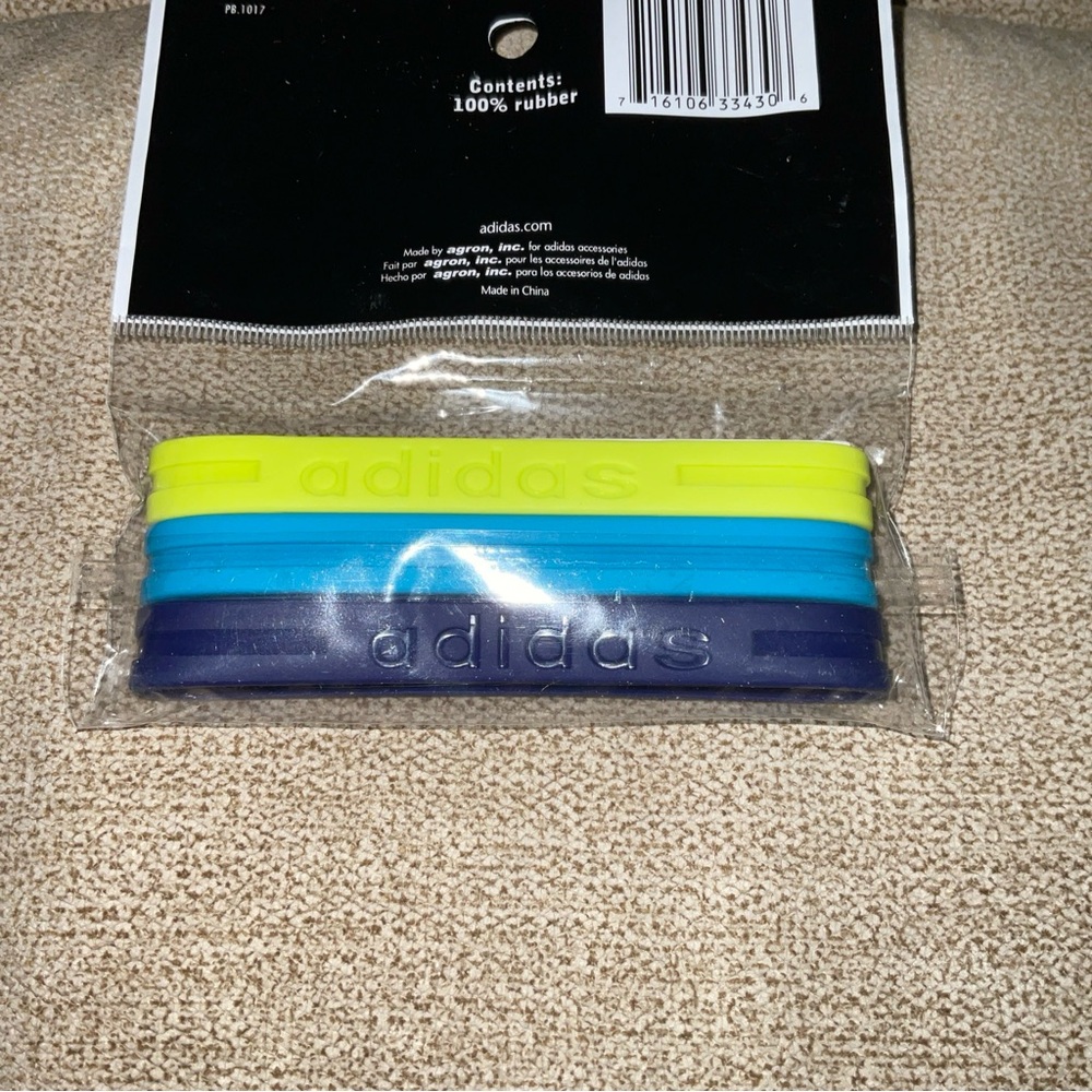 NEW Adidas SUPERSTAR Stripes Baller Bands Wrist Stripes Aspire Achieve Adidas - Picture 3 of 6